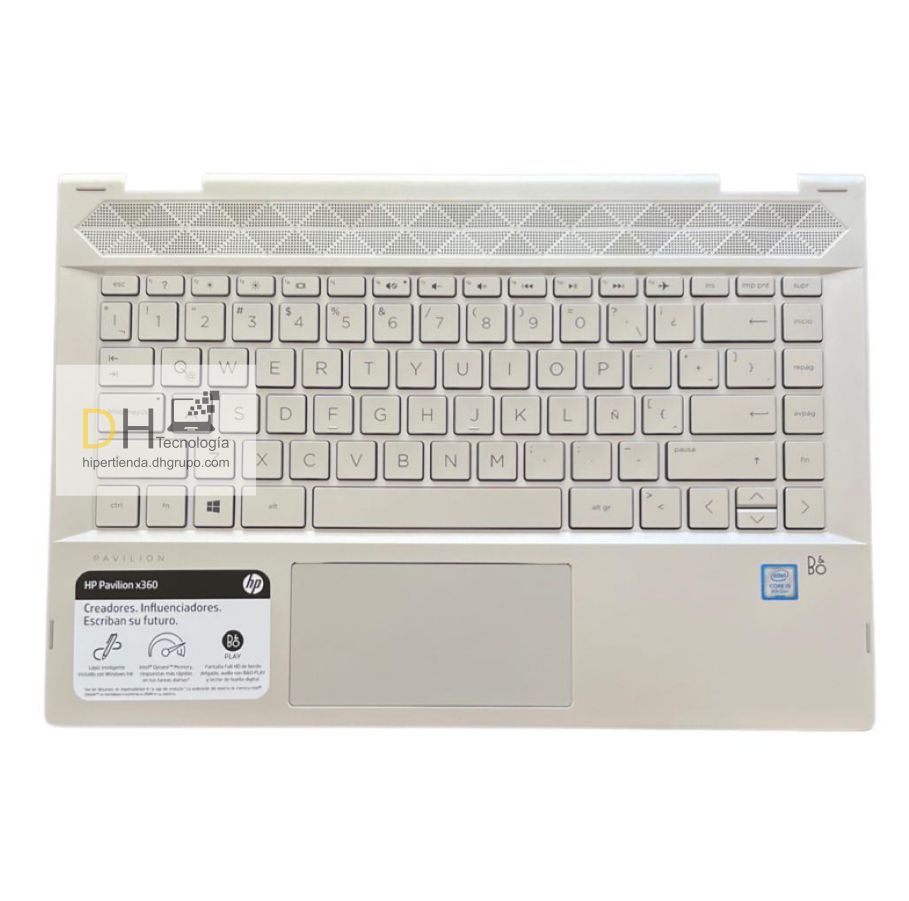Teclado Completo Portatil Hp X360 14-cd000 14-cd Gris