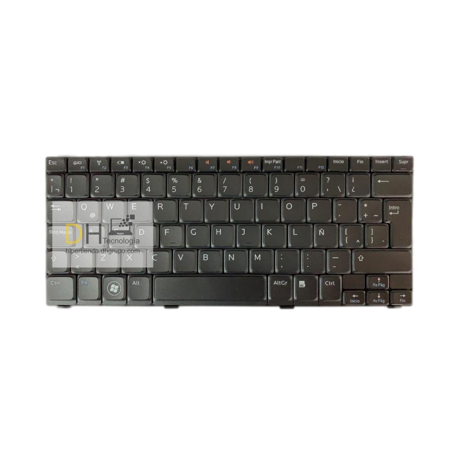 Teclado Dell Mini 10 mini 10v mini 1010 Black En Español