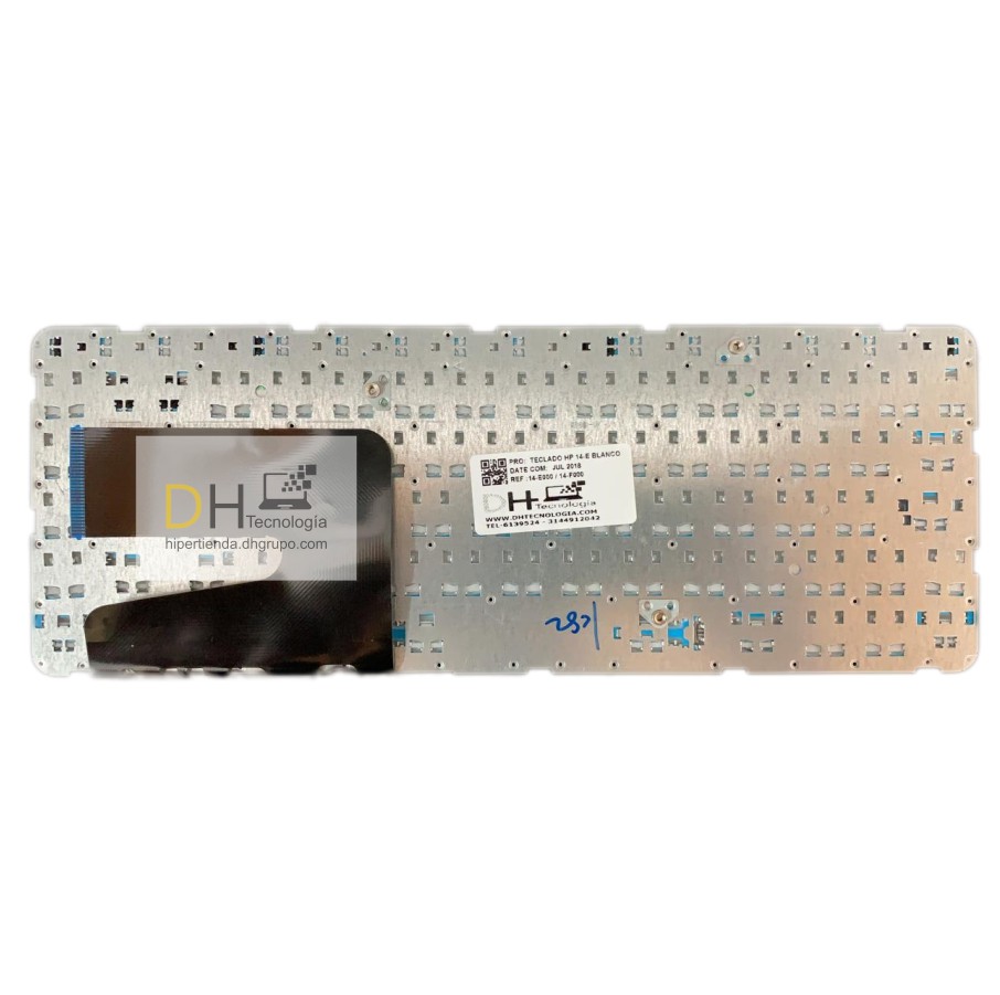 Teclado Hp Pavilion 14-e 14-e000 14-f 14z-f000 14-f Blanco - Imagen 2