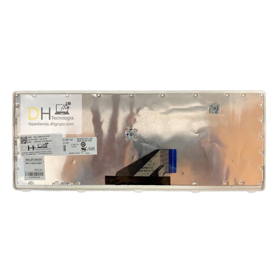 Teclado Lenovo Ideapad U310 Gris En Español Nuevo