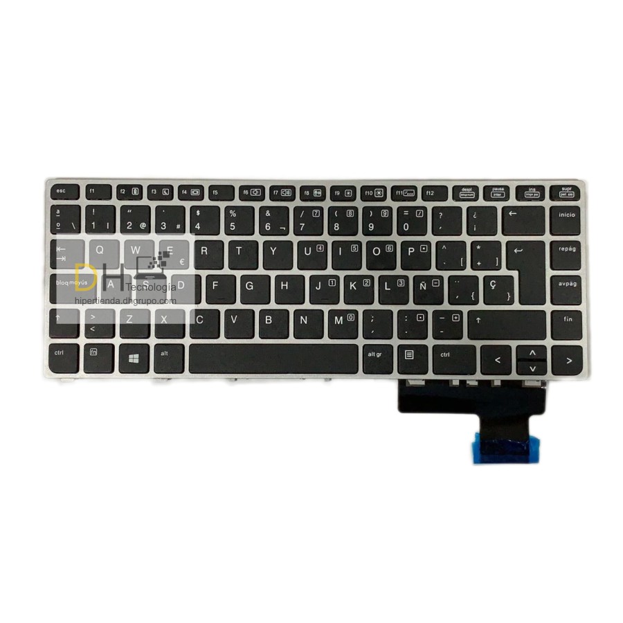 Teclado Hp Elitebook Folio 9470m En Español Con Malla