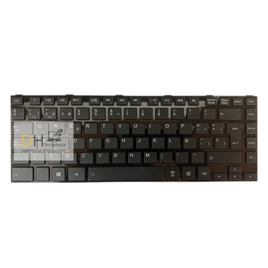 Teclado Toshiba L40d L40d-a C45 C40-d Marco Negro Español