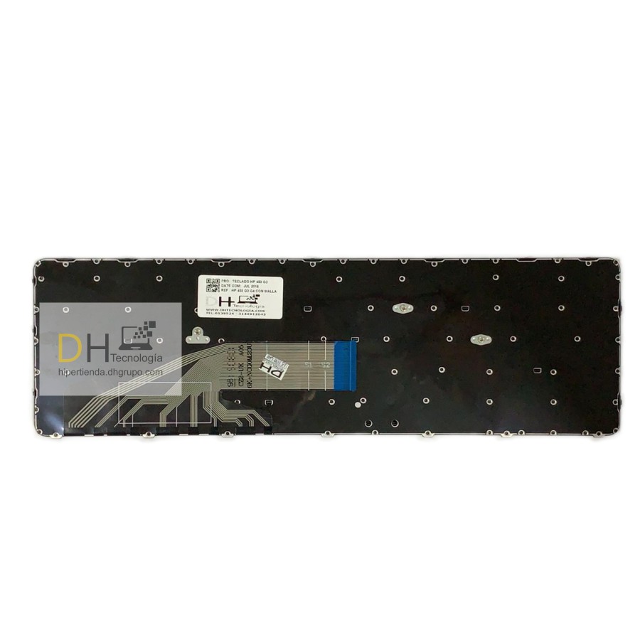 Teclado Hp Probook 450 G3 455 G3 470 Con Malla En Español - Imagen 2