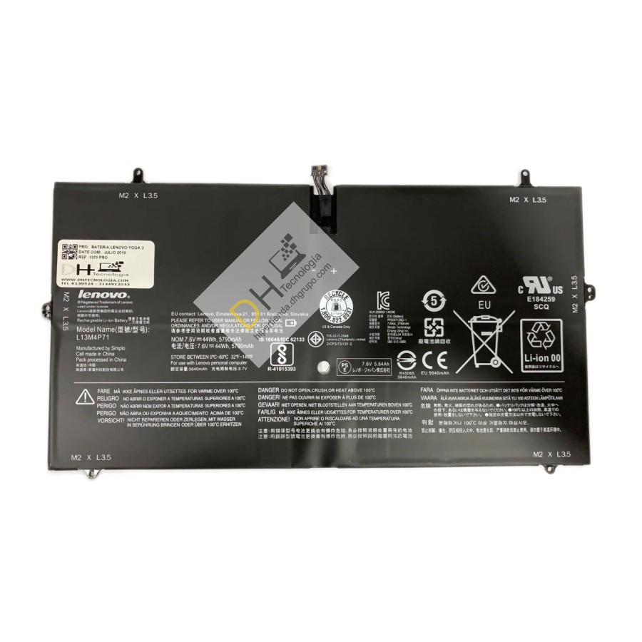 Bateria Original Lenovo L13m4p71 Thinkpad Yoga 3 Pro