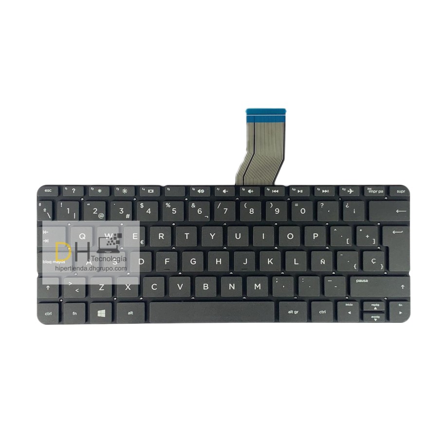 Teclado Hp Stream X360 11-d 11-d010 11-n Español Negro