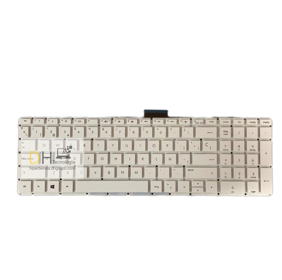 Teclado Hp 15-bs 15-bs000 15-bk 250 G6 255 G6 Blanco