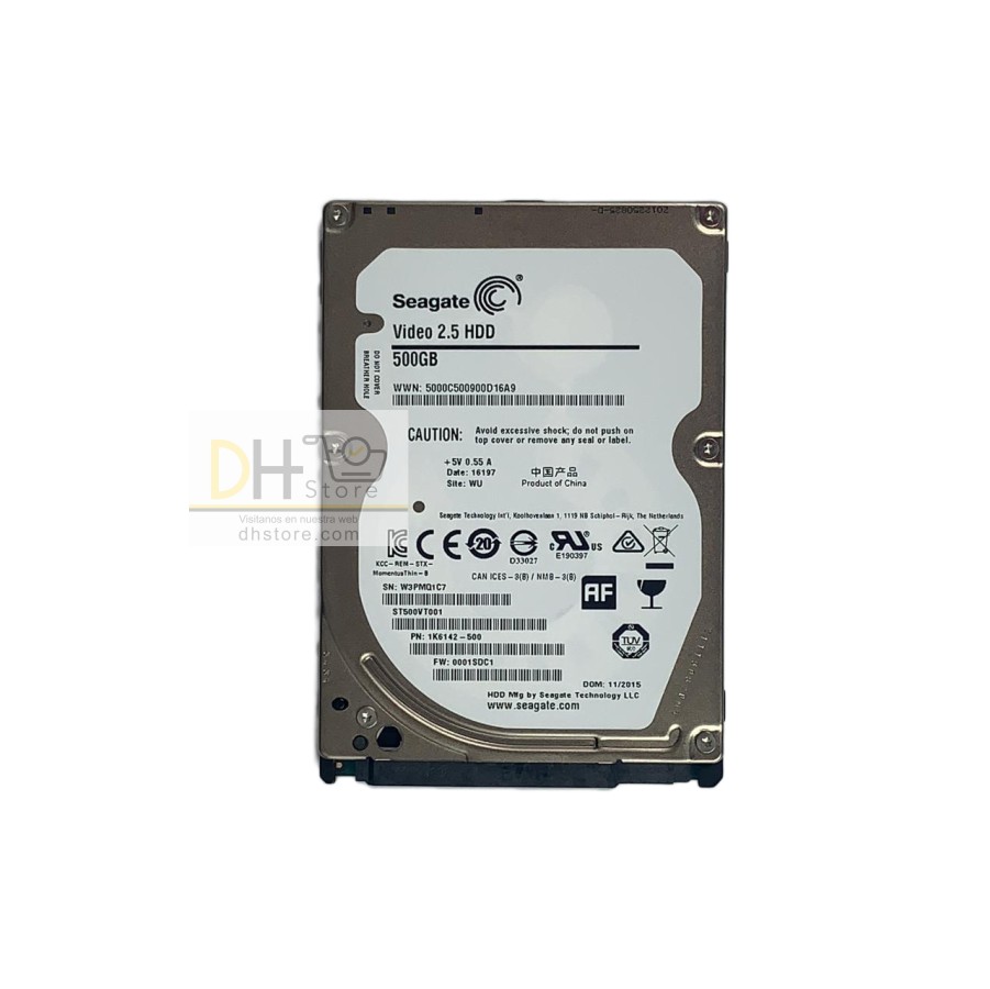 Disco Duro Slim Portátil 500gb Seagate O Hgst 5400rpm Pull