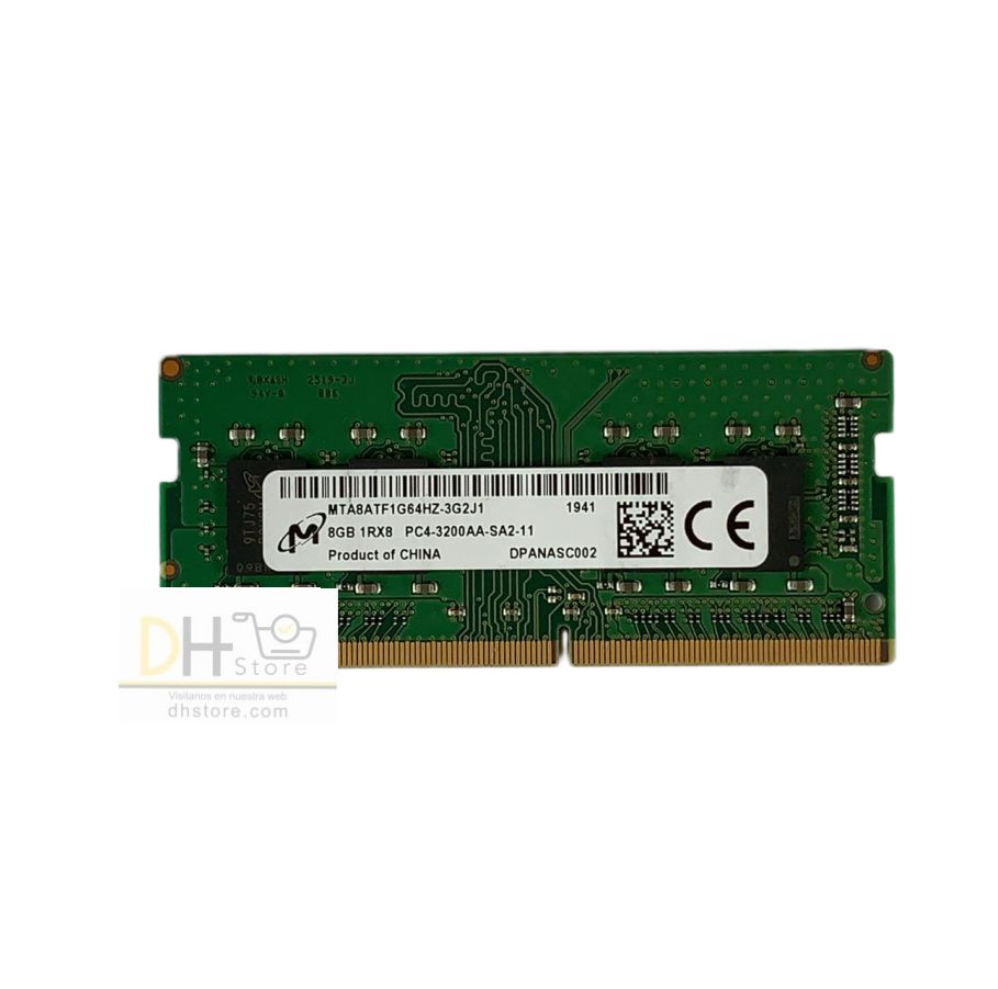 Original Memoria Para Portátil 8gb / Pc4 / Ddr4-3200