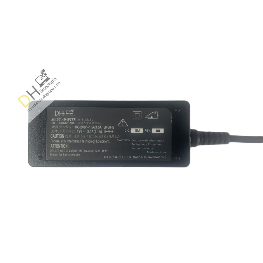 Cargador Portátil Samsung 19v 2.1a Punta 5.5*3.0 Nuevo