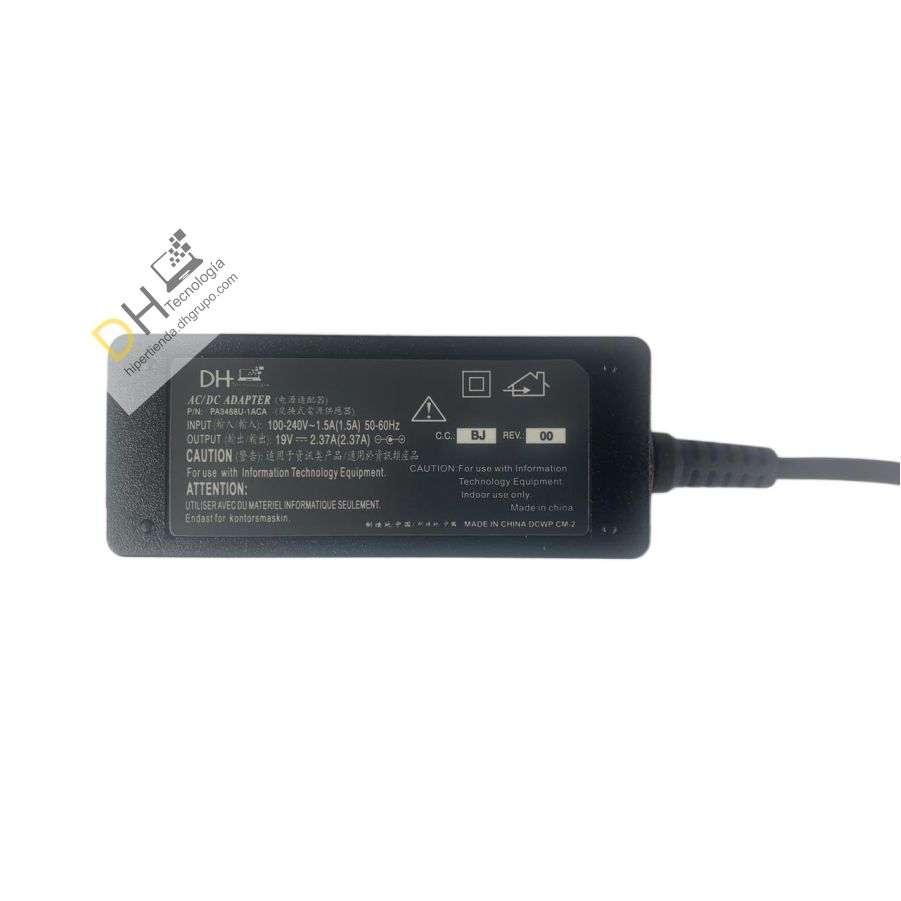 Cargador Portatil Acer 19v 2.37a Ultrabook (3.0*1.1)