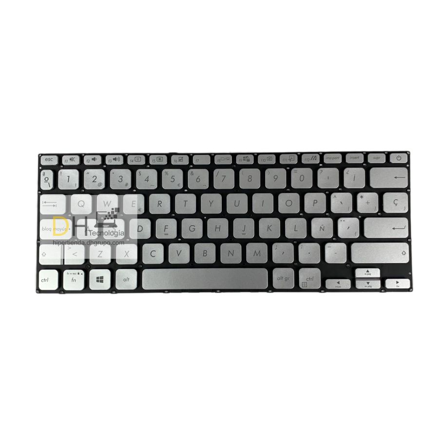 Teclado Asus X409 Gris Nuevo Español Retroiluminado