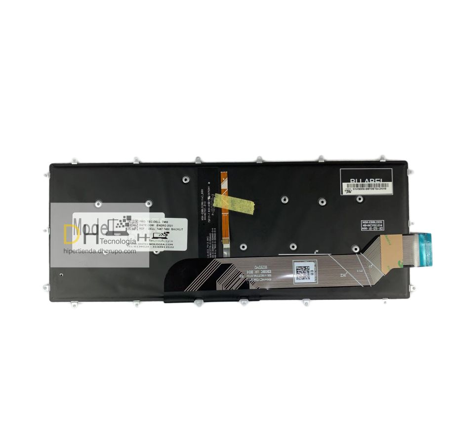 Teclado Portátil Dell 7466 7467 602m5 Español Retroiluminado