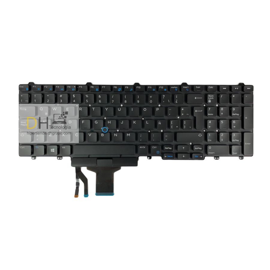 Teclado Para Portatil Dell Latitude E5550 E5570 Negro Esp