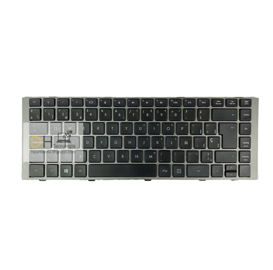 Teclado Hp Probook 4440s 4441s 4445s 4446 Español Marco Gris