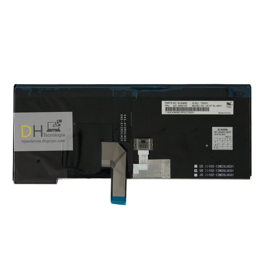 Teclado Lenovo Thinkpad T440 L440 E431 E440 L450 T450 Ingles