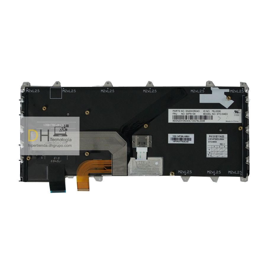 Teclado Original Lenovo Yoga 260 Y370 Español Retroiluminado