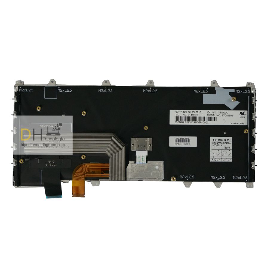 Teclado Original Lenovo Yoga 260 Yoga 370 X380 Retroilumina