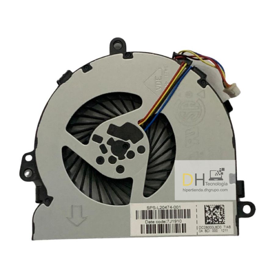 Disipador Ventilador Cooler Para Hp 15-db000 15-db Original
