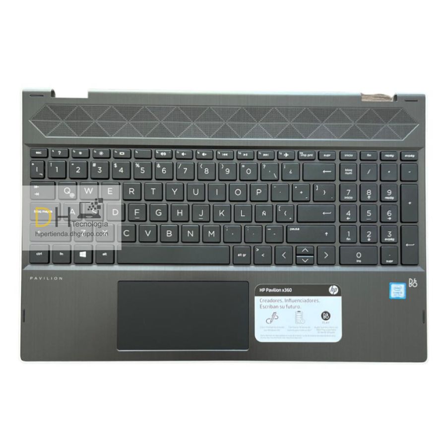 Teclado Hp Pavilion Tapa Mouse Negro 15-cr000 15-cr Original