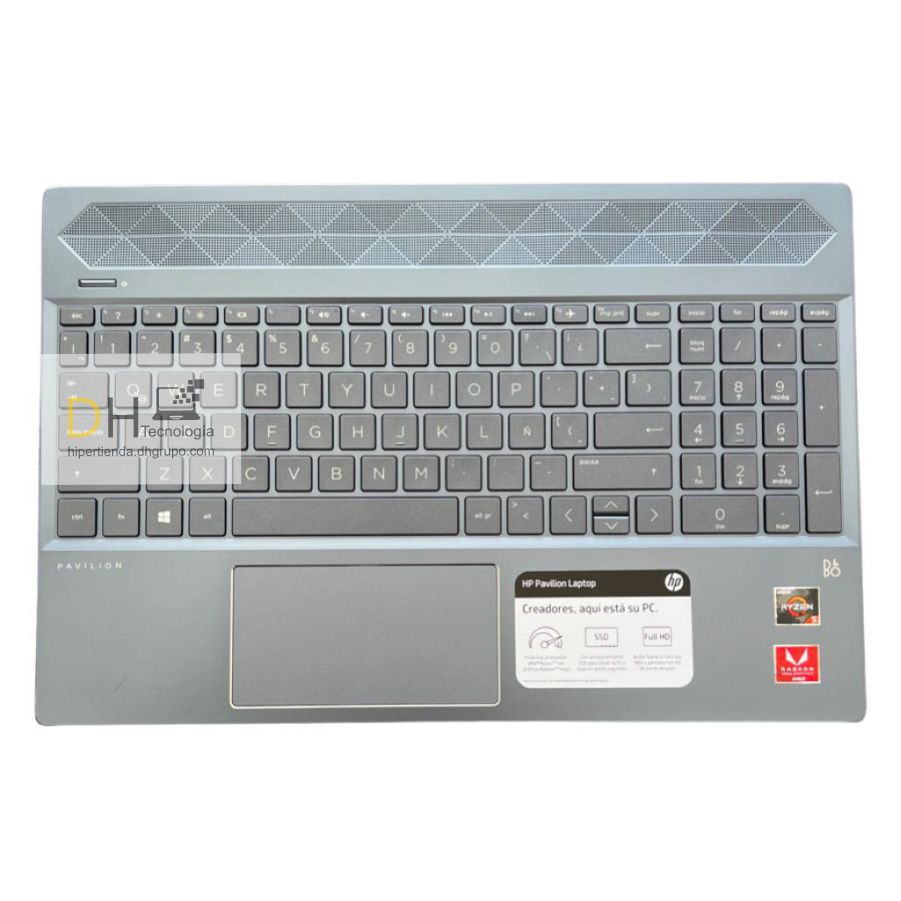 Teclado Hp Pavilion Tapa Mouse Azul 15-cw000 15-cw Original