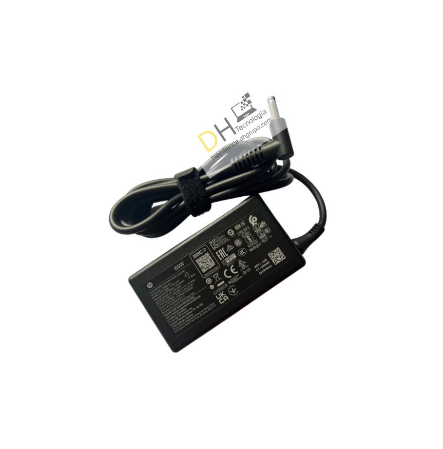 Cargador Hp Punta Azul 65w (19.5v-3.33a) Original Nuevo