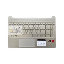 Teclado Hp Pavilion Tapa Mouse Gris Plata 15-ef000 15-ef