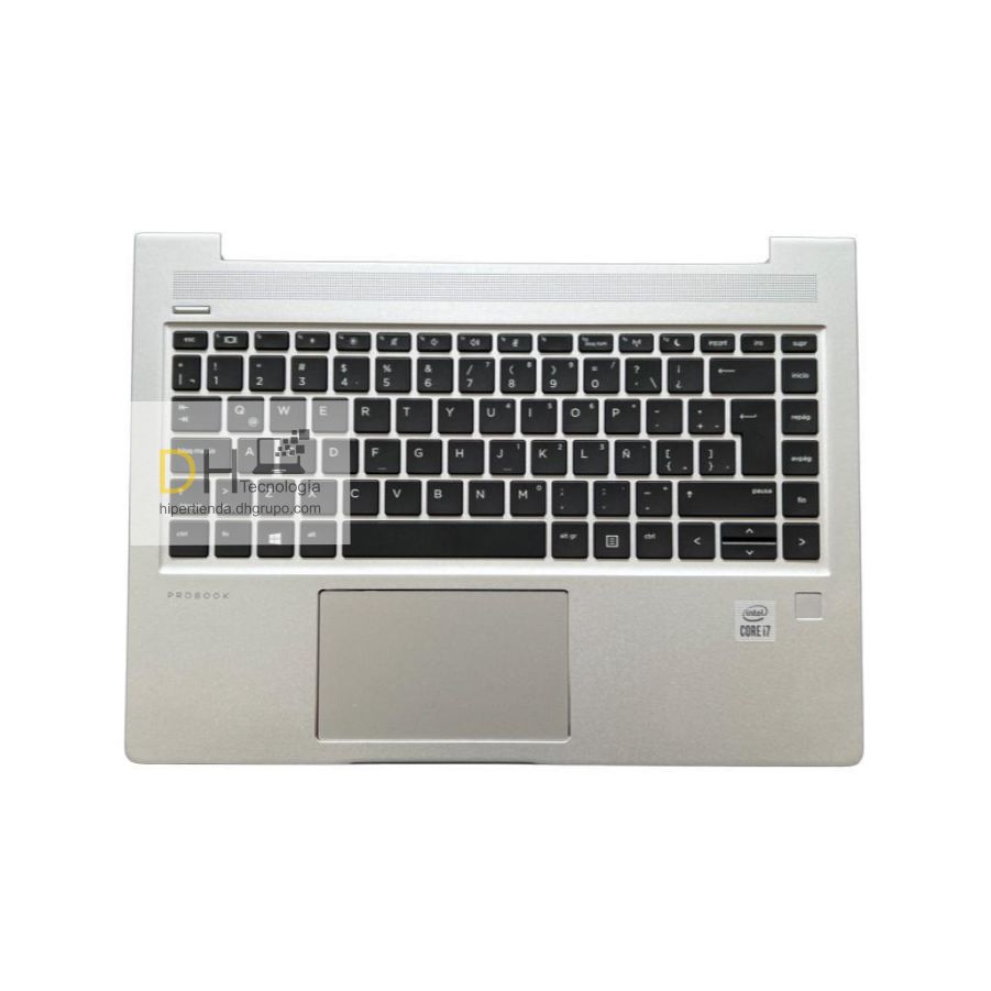 Teclado Hp Probook Con Tapa Mouse Gris 440 G7 Original